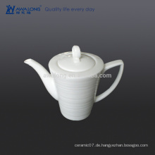 550ml einfacher weißer arabischer Kaffee-Topf, hochwertiger Kaffee-Topf aus China